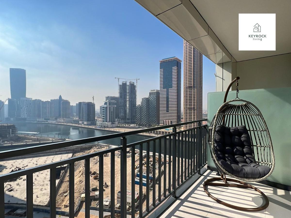 Keyrock Living - 1 Bedroom Apartments - Business Bay - Near Metro Station - Zada Tower Dubai Esterno foto